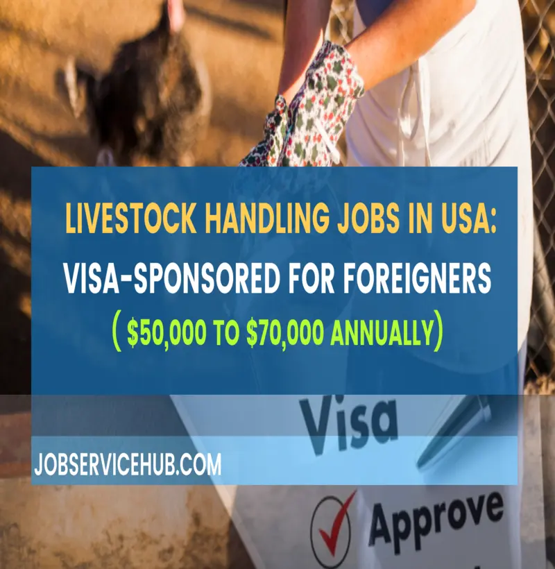 Livestock Handling Jobs in USA with Visa Sponsorship for Foreigners